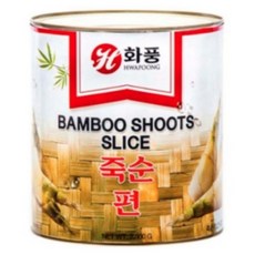화풍 업소용 대용량 죽순 편(BAMBOO SHOOTS SLICE), 1개, 2.84kg