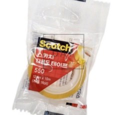 데이슬롯 3M 스카치테이프 550 리필 12mm x 10m 데스크용테이프, 1