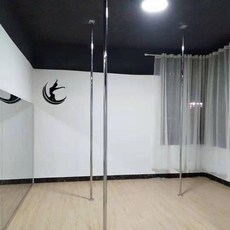 폴댄스봉 봉댄스 연습실 실내 가정용 폴봉 폴댄스 취미 봉춤, 높이3.41-3.5m나사(스튜디오)