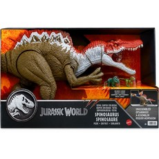 Mattel 侏羅紀世界 超級巨獸棘龍 附迷你恐龍, 2個