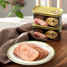 쇼핑의고수 제주 흑돼지 90% 캔햄 200g x 6개, 제주 흑돼지 90%햄 200g x 6개