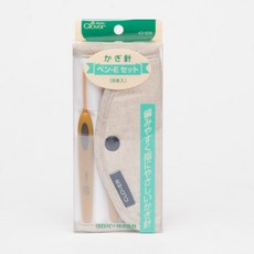 Clover 牌鉤針套組 筆型 43-606, 1個