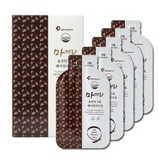 마끼라 간편염색약 5분 옻안타 새치 셀프 뿌리 흰머리 저자극 염색약 5N 자연갈색 5개입, 30ml, 1개