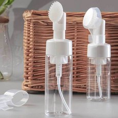 潔麵慕斯起泡瓶洗臉刷硅膠按壓式起泡瓶泡沫洗麵奶打泡器, 洗臉必備快速起泡安全護臉,舊款薄杯壁10ml, 1個