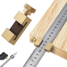 측정공구 키밍 구리 철자스토퍼 직자 눈금자 위치지정 세트 79000EA 1EA, 블랙