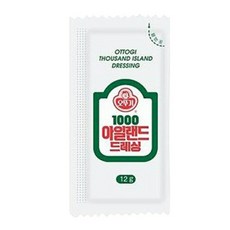 오뚜기 일회용 1000아일랜드드레싱 12g, 300개