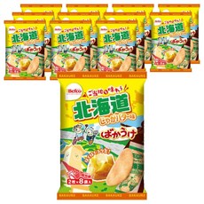 Bakauke 北海道奶油馬鈴薯風味米果 8包入, 12個