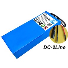 16S5P 60V 25000mAh 배터리 18650 25AH 리튬 배터리 팩 오토바이 스쿠터 자전거 1000W 1200W 1500W 모터용 BMS 포함, 02 DC-2Line