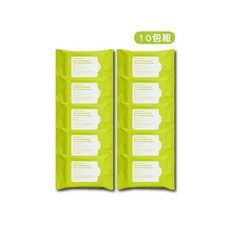 SUNGBOON EDITOR, 1個, 綠番茄卸妝巾一包10入 (十包組)