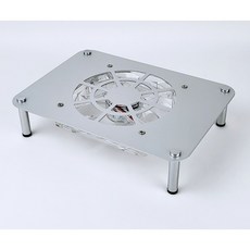 홈앤툴즈 미니피씨 공유기 저소음 120mm USB 쿨링팬 쿨러 (45mm), 메탈실버, 1개 메탈실버, 1개