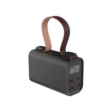 보바 65W 초고속 노트북 대용량 보조배터리 30000mAh VA-131, 블랙