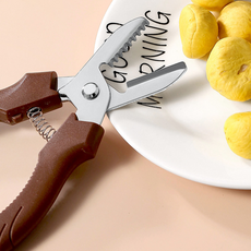 하나쓸템 밤가위 밤까기 도구, 1개, 브라운