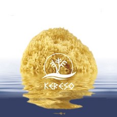 [kereso] 케레소 해면 스펀지 B040(허니콤 9.5cm+올리브오일비누)