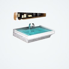 실리콘 워터펜스 엘자형 욕실 바닥 물막이, 1개