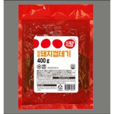식자재왕 양념돼지껍데기, 3개, 400g