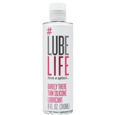 LubeLife 씬 실리콘 베이스 여성 청결제 미국 직배송, 1개, 240ml
