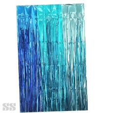 살림탐구 파티 커튼 블루 연말