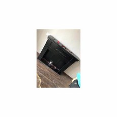 벽난로 모형 벽난로콘솔 복도콘솔 콘솔장식장 북유럽, 블랙 1.2m 링없음 무늬무철