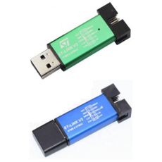 굿앤굿스 ST LINK V2 MINI 미니 STM8 STM32 프로그래머 다운로더 2개입 색상랜덤, 2개(색상랜덤)