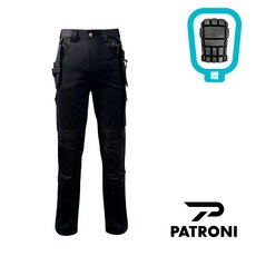 PATRONI SW2404 多口袋耐磨工作褲 (贈輕量緩震工作護膝), 1個, M