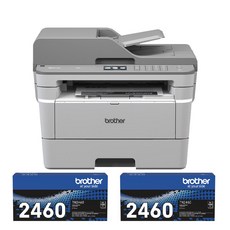 Brother MFC-L2770DW 黑白雷射複合機 無線雙面列印 行動裝置支援 辦公室首選, L2770DW,加2支TN2460碳粉