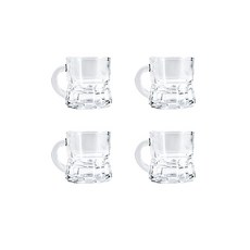 KR리빙 맑은유리 미니 손잡이 한잔 소주잔 4p, 50ml, 1개
