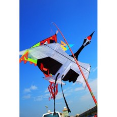 三米 仙鶴造型風箏, 單風箏附基本線組