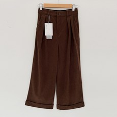 [SML사이즈][#자체제작]클래식 여성 핀턱 와이드 코듀로이 팬츠