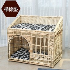애견 침대 반려동물 강아지 고양이 하우스 2층 쿠션, 1개
