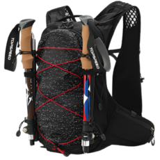 탑스피드 경량 등산가방 소형 배낭 백팩 12L, 1개, 블랙