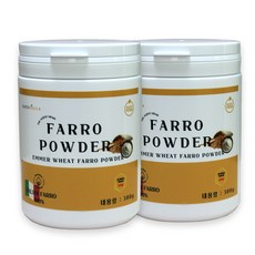 EATSWELLA 파로 분말 가루 이탈리아 프리미엄 엠머밀, 2개, 300g