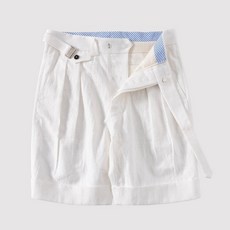 구르카 팬츠 여름 린넨 캐주얼 남자 반바지 루즈핏 남성 리넨 바지