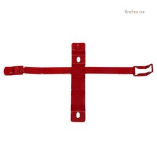 소화기브라켓 차량용 소화기거치대 0.7kg 자동차용, 적색.도색, 1개