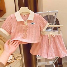 [당일배송]뽀뽀뽀 아동복 유아 홀리핑크 상하세트 키즈 아동 어린이 여아 상하복 여름 등원복 옷