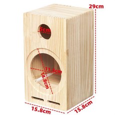 나무 스피커 케이스 4인치 유닛 diy 상자 상장 감성 빈통 스피커케이스 사운드 스피커통, 범용, 2웨이 5인치, 단일 스피커