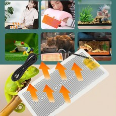 USB 온열 5V 발열 필름 열선 히팅 패드 DIY 발열체(부품) 모듈 50도 발열판, 상세페이지 참조, 5V-USB히팅발열판, 5V-USB히팅발열판
