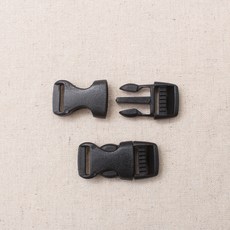 (4개) 15mm 투터치버클/플라스틱버클