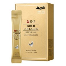에스엔피 골드 콜라겐 슬리핑 팩 스틱형, 80ml, 6개