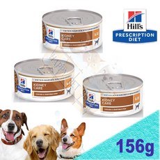 希爾思 處方食品 腎臟護理 雞肉燉蔬菜 犬用罐頭 156g, 1個