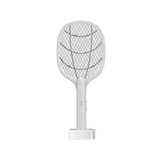 三合一充電式智能電蚊拍/捕蚊燈, 白色