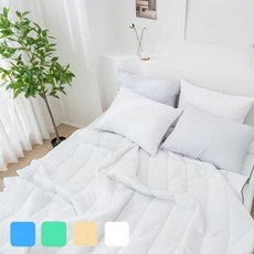 페르피 리플 순면 여름 냉감 이불패드세트 Q 5컬러