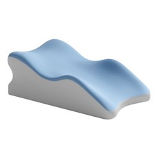 Youchen 역류방지 경사베개 속편한 베개 다기능 허리 등받이쿠션 자세교정 경추목베개 엎드려 베개 웨지필로우 쿠션 배개 성형 베개, 1개, 블루