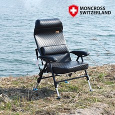 당일출발상품 카누FC 낚시의자+의자선반 엠보200 민물의자 엠보의자, 1개, 블랙