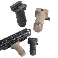 탱고 다운 QD 그립 퀵타입 탱고그립 수직그립 핸드건 손잡이 서바이벌 용품 밀리터리 장비 에어소프트건 악세사리 군장 제이템팩토리, A타입(숏)BLACK