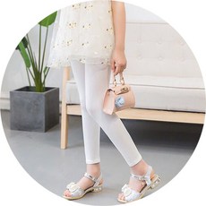 CAVORT 여아 여름 9부 쿨 레깅스 다양한 색상과 사이즈