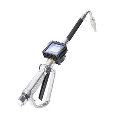 JAHEZYAN 디지털 오일 컨트롤 밸브 미터 디스펜서 1.3cm(1/2인치) NPT 입구 노즐 건 LCD 디스플레이 공기 작동 제어 엔진 등