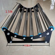 원단 롤링 롤러 풀러 걸이대 시트지 공장 행거 직물, 1개, 블랙 40 폭 1.5m 길이