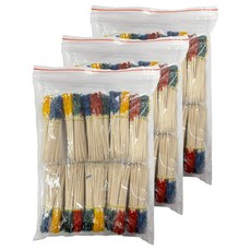 [용기청년] 꽃요지 업소용 과일꼬지 대용량 이쑤시개, 3개, 1000개입