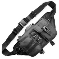 Fitdom Tactical Inspired 남성용 대형 패니 팩. 완벽한 테크웨어 액세서리 EDC 가방 다기능 허리 팩 제트 블랙 미디엄 포켓 3개113087, 미디엄 포켓 3개
