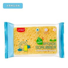 UYIKU 木漿棉清潔海綿, 1個